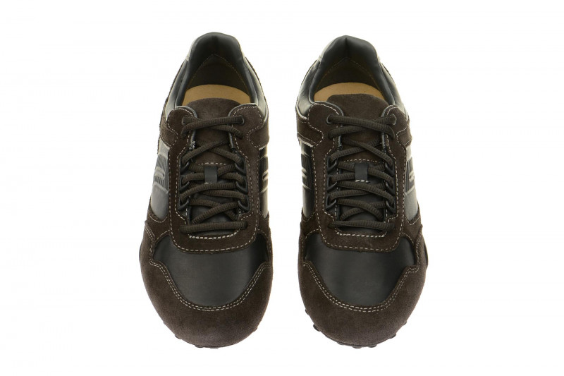 Geox Snake Schuhe schwarz grau U3407Q