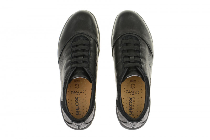 Geox Nebula Schuhe schwarz Glattleder U52D7B