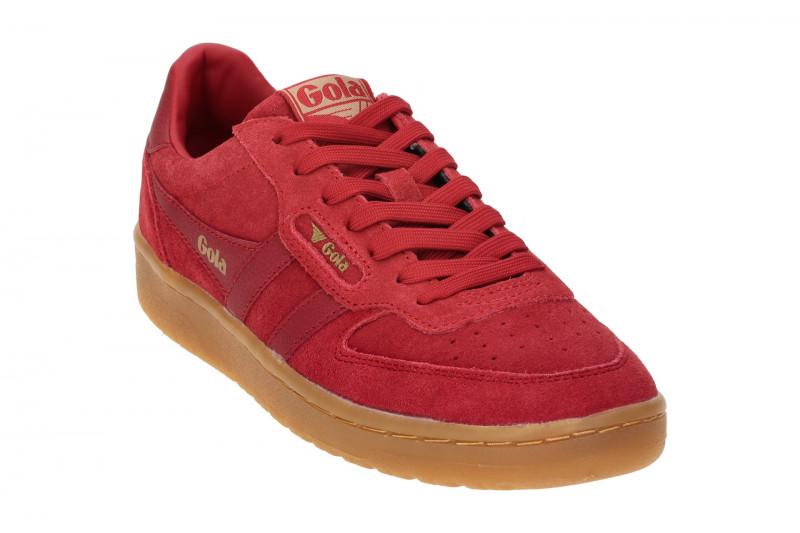 Gola Hawk Suede Schuhe Sneakers rot Damen CLB571