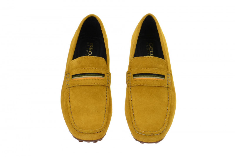 Geox Snake Mokassin Slipper gelb U5207A