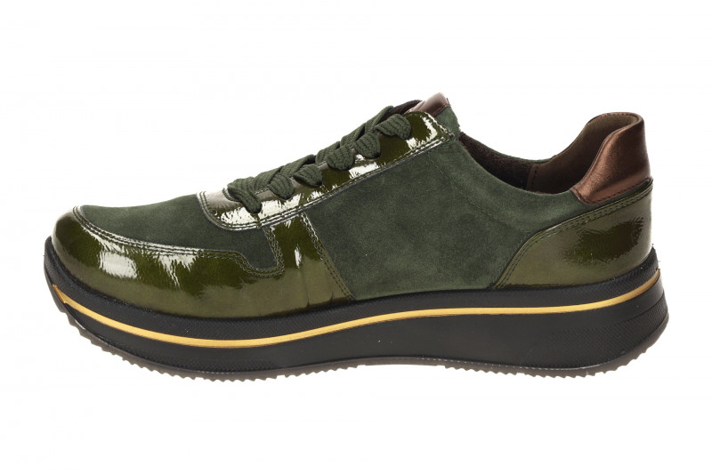 ARA Sapporo 3 Schuhe Sneaker grün metallic Lack 1227540
