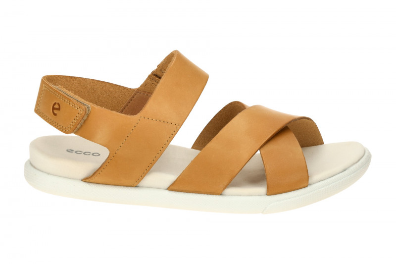 Ecco Samara Sandalen braun lion Kreuzriemen 220103