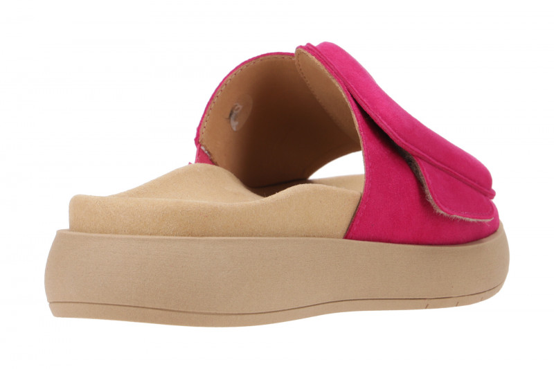 Gabor Plateau Pantolette pink Velour 63.751.10