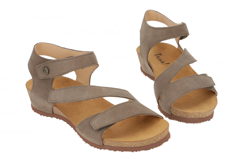 Think Dumia Damen Sandale oliv grün 297