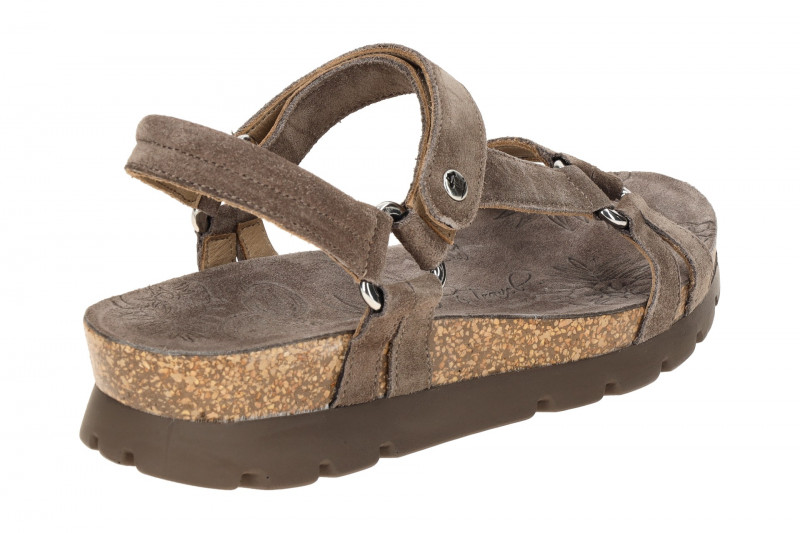 Panama Jack Sally B7 Sandale grau stone Velour