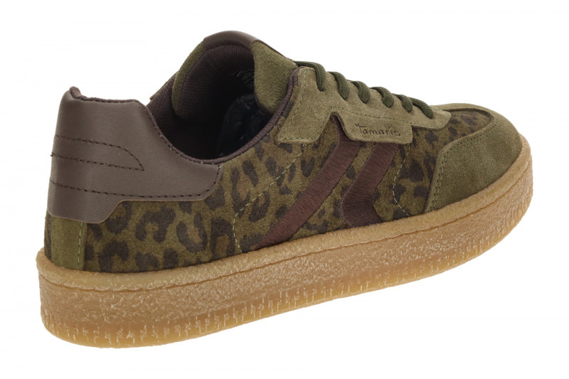 Tamaris Schuhe Sneaker grün olive Leo 23723