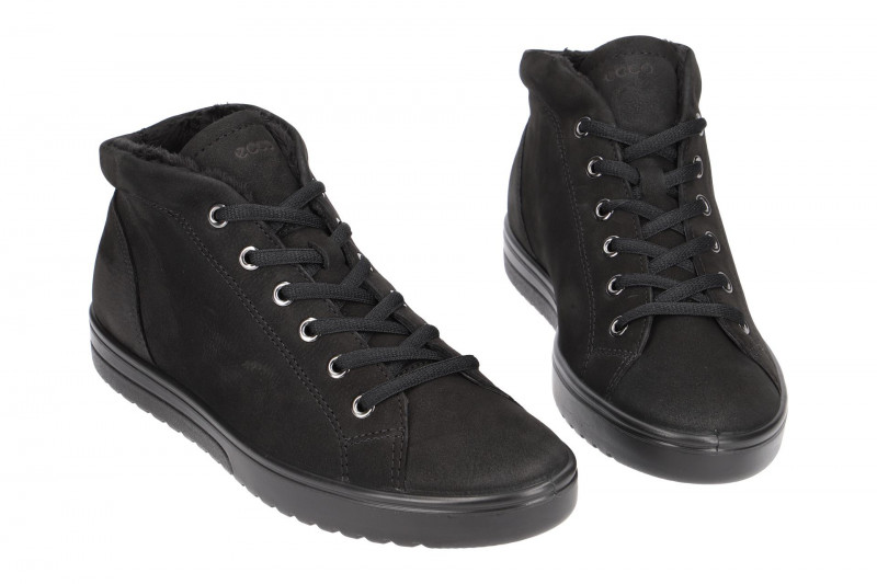 ecco Fara Stiefelette schwarz Warmfutter