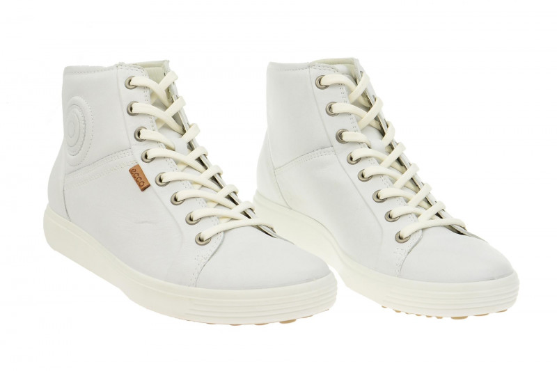 Ecco Soft 7 Stiefelette weiß Damen Boots