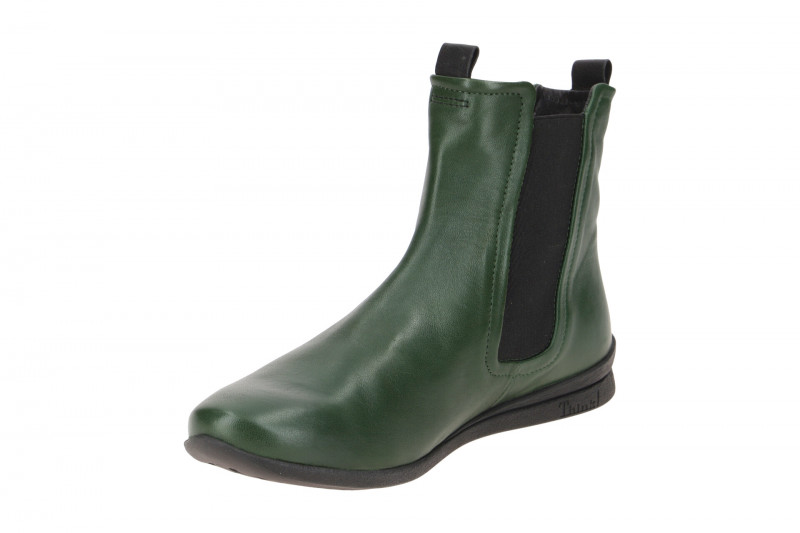 Think Spuat Chelsea Damen Stiefelette grün efeu 477