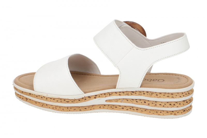 Gabor Fashion Sandalen weiß Nappa 84.550.20