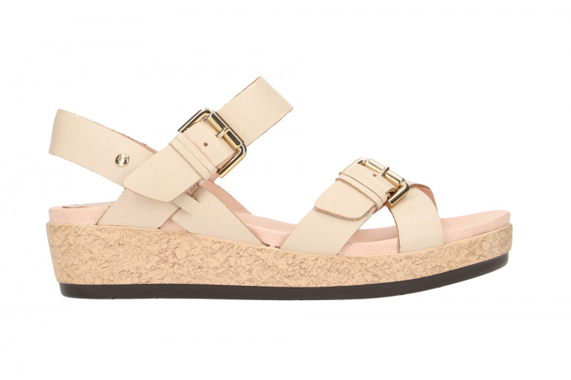 Pikolinos Mykonos Sandale beige gold