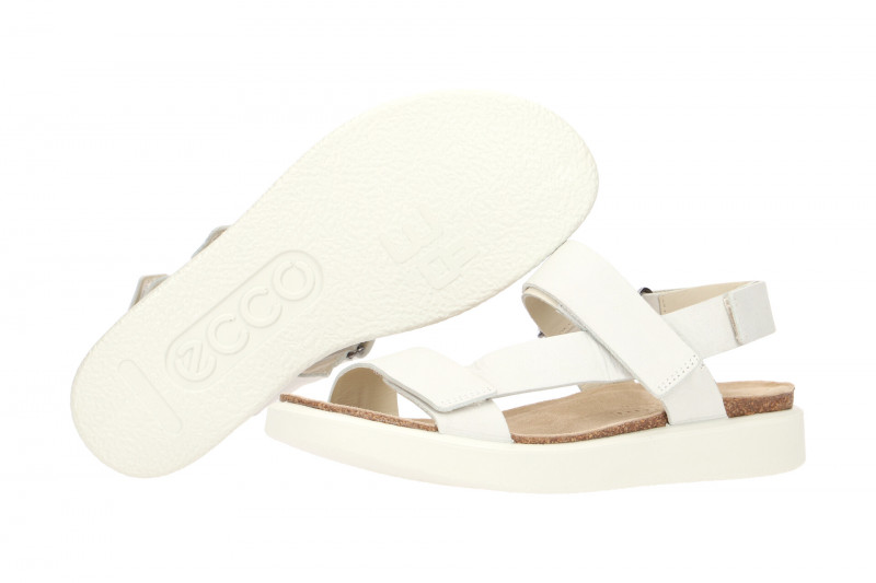 Ecco Corksphere Damen Sandale weiß 27181301007