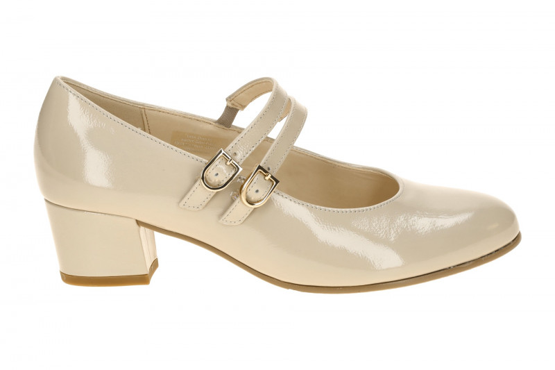 Gabor Riemchen Pumps beige Lack 82.212.97