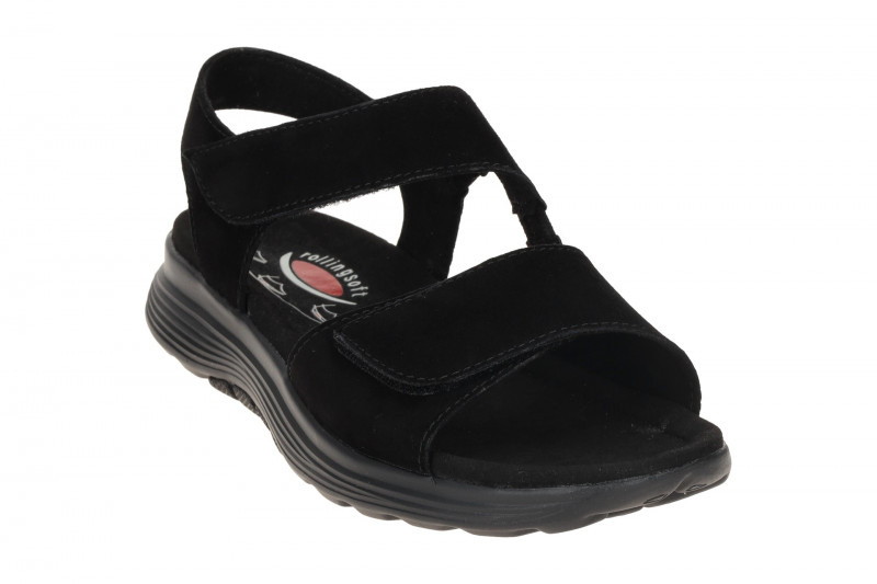 Gabor RollingSoft Sandale schwarz uni 66.815.47