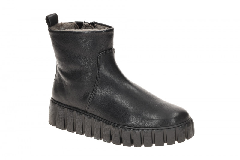 Gabor Plateau Winter Stiefelette schwarz Lammfell 76.780.91