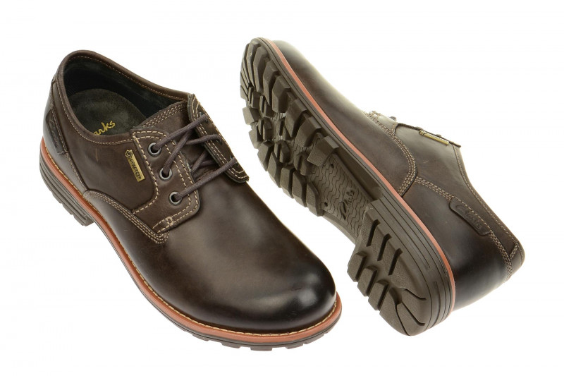 Clarks Midford Lo GTX Schuhe braun