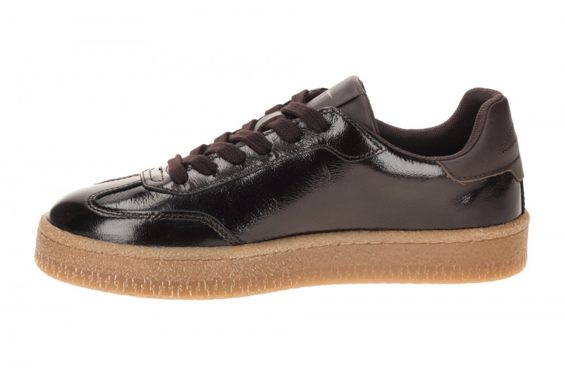 Tamaris Schuhe Sneaker braun mocca Lack 23723