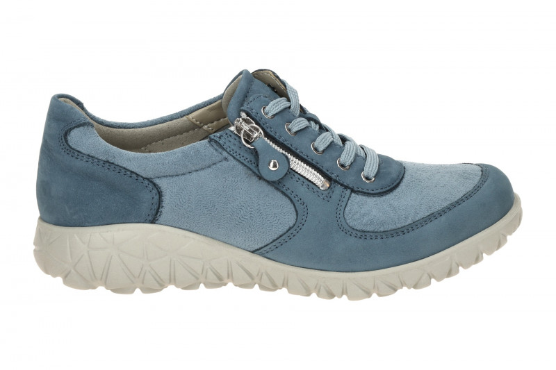 Waldläufer Havy Soft Schuhe blau denim H-Weite OrthoTritt H89001