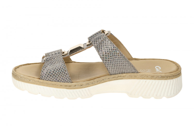 ara Capri Pantolette grau bunt irisierend 12-39103