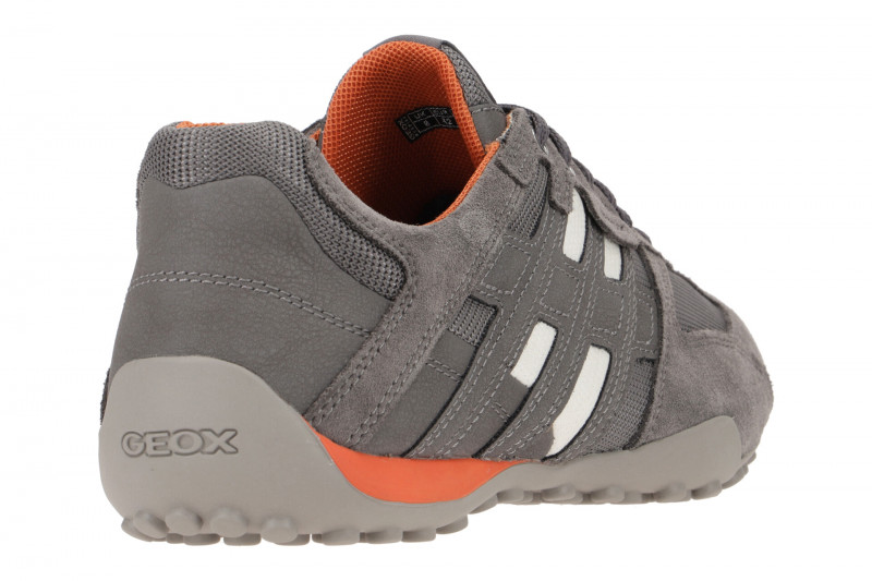 Geox Snake Schuhe hellgrau orange U4207K