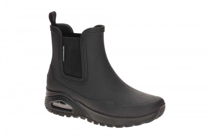 Skechers Uno Rugged Regenstiefel schwarz Gummistiefel