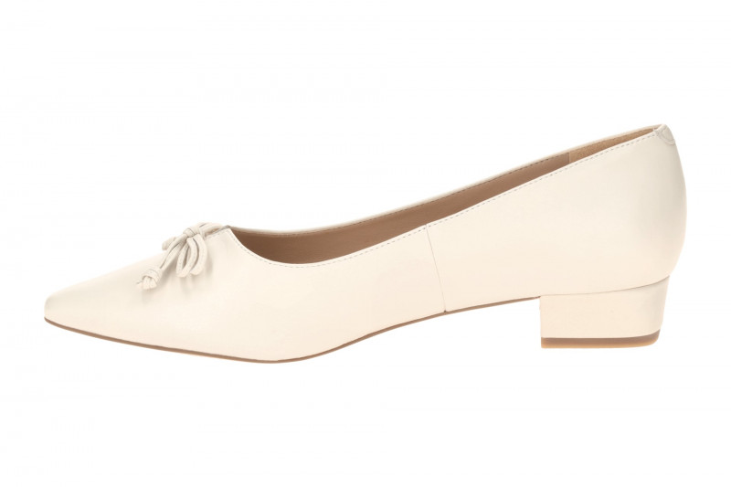 Peter Kaiser Pumps weiß offwhite Nappa Schleife 72241