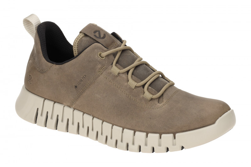 Ecco Gruuv Schuhe braun Sneakers Fettleder GORE-TEX 525224