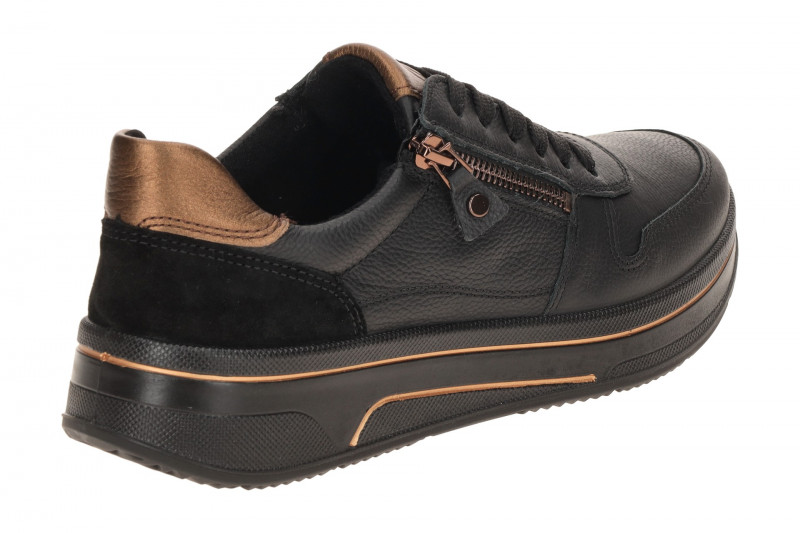 ARA Sapporo 3 Schuhe Sneaker schwarz matt 1227540