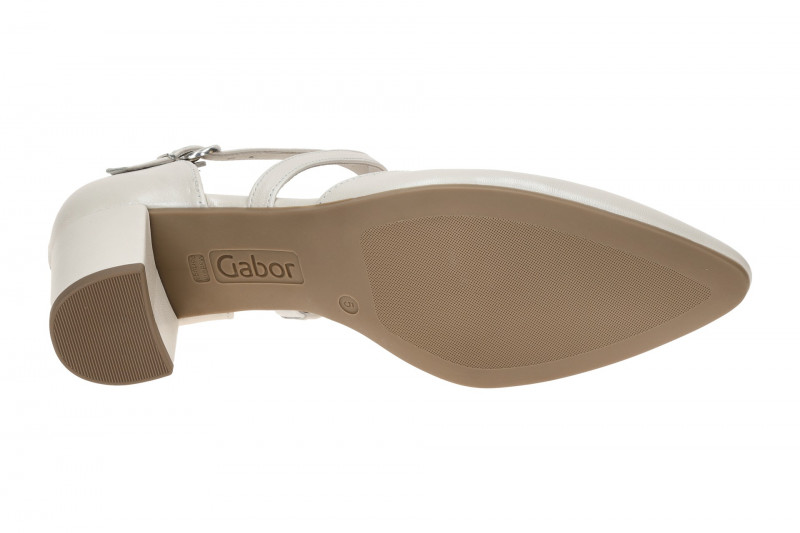 Gabor Riemchen Pumps weiß offwhite Perlato 81.343.60