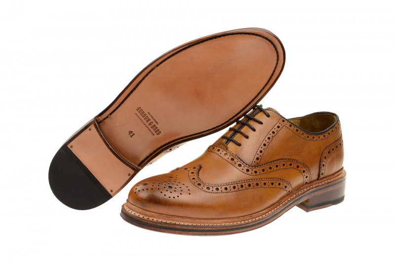 Gordon & Bros Levet Schuhe hell-braun Rahmengenäht 2506
