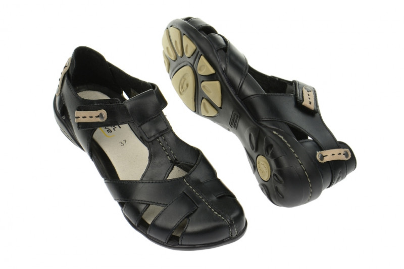 camel active Saturn-S Damen Sandale schwarz - 152.11.01