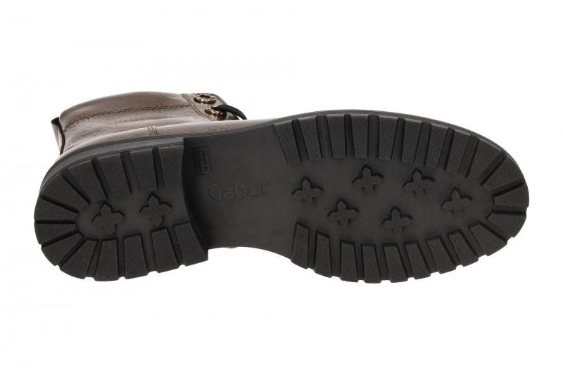 Gabor Comfort Stiefelette braun Effekt Lack H-Weite 72.765.81