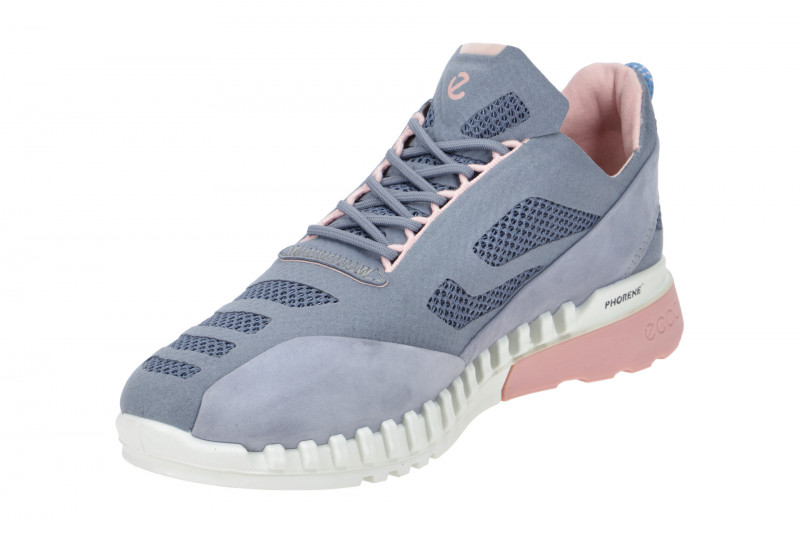 Ecco Zipflex Schuhe blau misty Damen Sneaker 834803