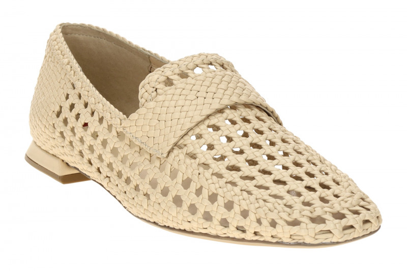 Högl Colin Slipper beige Loafer Flecht-Optik 0970