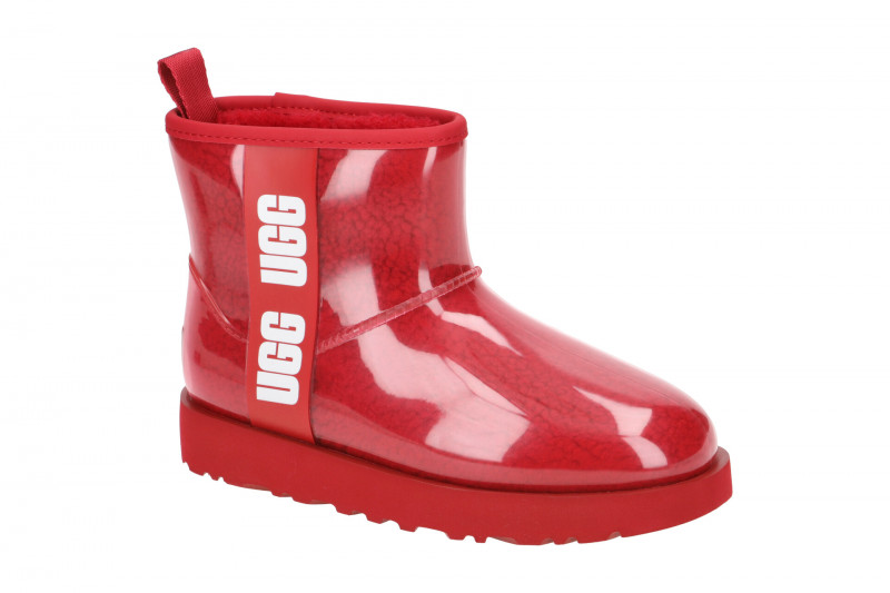 UGG Classic Clear Mini Stiefelrot rot samba-red