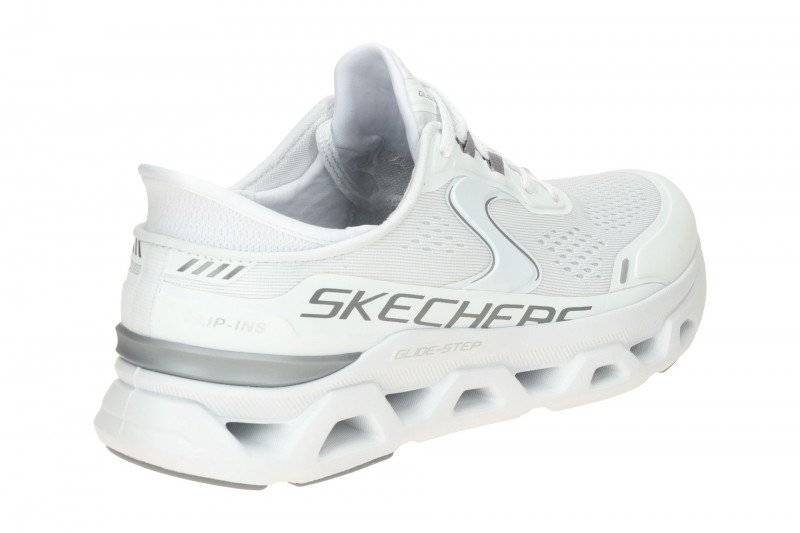Skechers Glide Step Schuhe weiß Damen Slip-Ins 150510