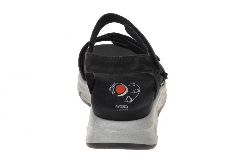 Gabor RollingSoft Sandale schwarz Nubuck 46.882.47