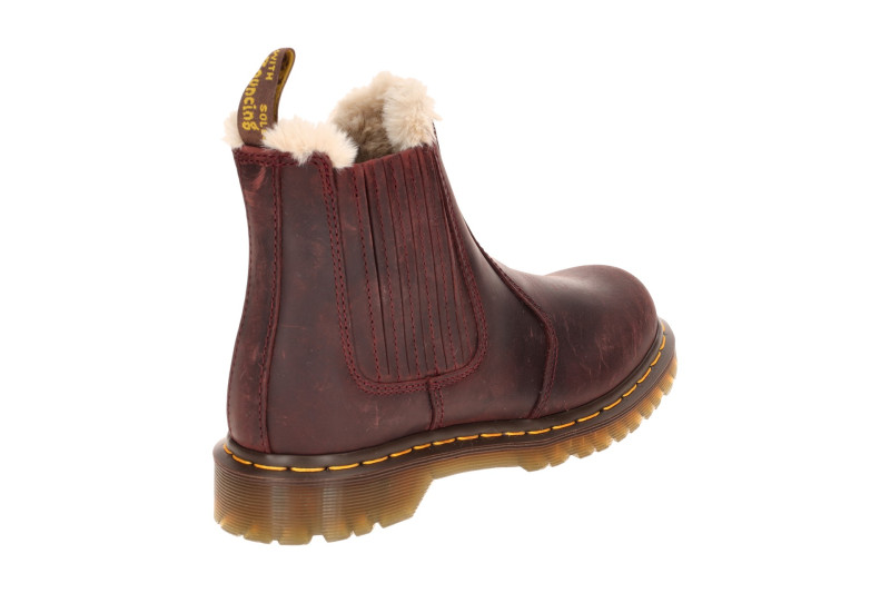 Dr. Martens 2976 Leonore Stiefel Chelsea-Boot rot Warmfutter