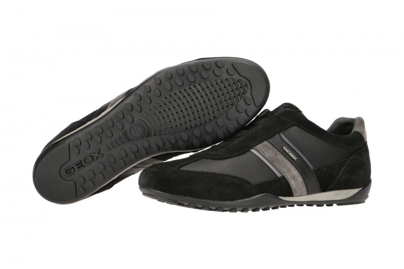 Geox Wells Schuhe Slipper schwarz U82T5A