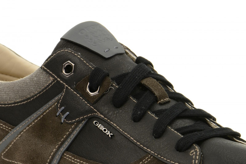 Geox Box Schuhe grau schwarz U44R3C