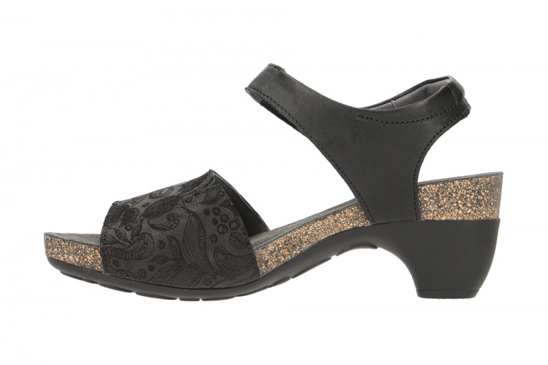 Think Traudi Sandale schwarz Laser