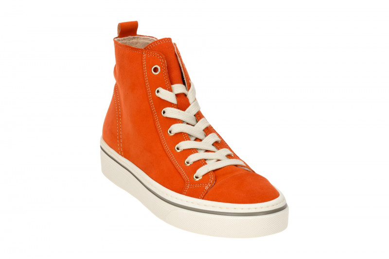 Gabor Mid Sneakers Stiefelette orange Velour 43.160.13
