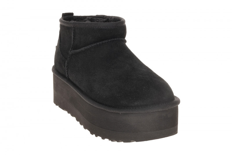 UGG Classic Ultra Mini Platform Stiefel schwarz