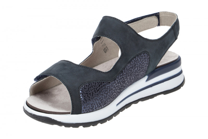 Waldläufer Kalisha Sandale blau Orthotritt K67001