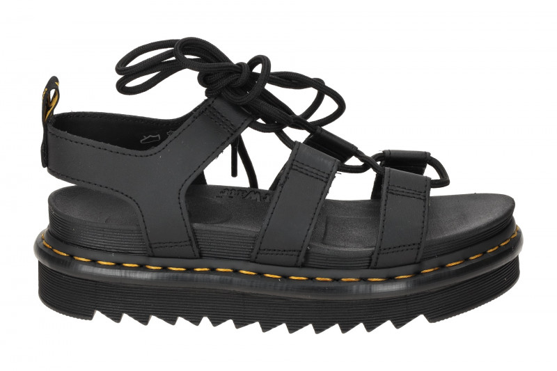 Dr. Martens Nartilla Plateau Sandale schwarz 24641001