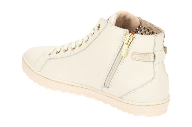 Pikolinos Lagos Schuhe weiß gelocht 901-8849C2