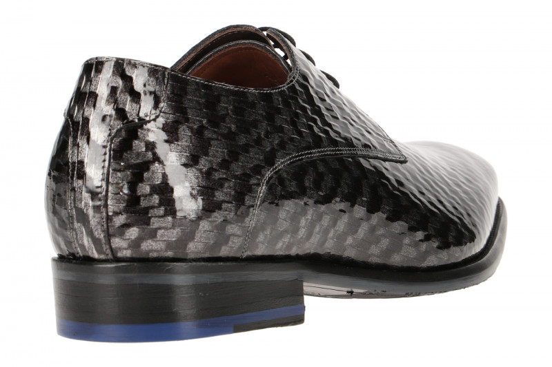 Floris van Bommel Schuhe grau Lack 18123