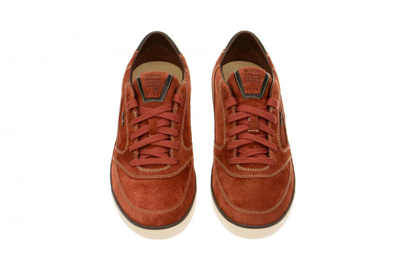 Geox Box Schuhe orange Nubuck U44R3A