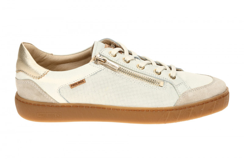 Pikolinos Lanzarote Schuhe weiß perforiert W7B-6737C2