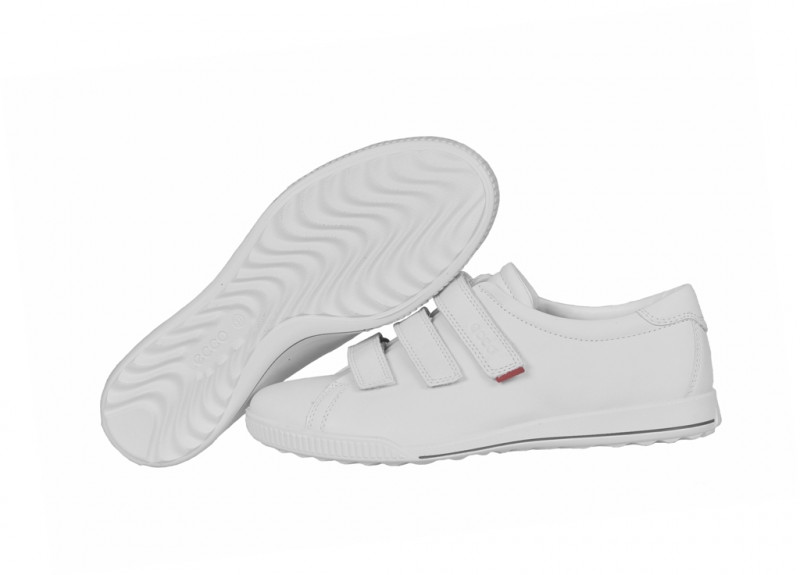 Ecco Crisp Schuhe in weiß - Klett